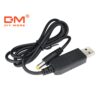 DIYMORE   แหล่งจ่ายไฟมือถือ DIY สายชาร์จ USB เราเตอร์ WIFI USB ถึง 2.1 * 5.5 มม. DC Power Adapter DC 5V ถึง 12V Step Up Boost Converter 2.1x5.5mm ขั้วต่อสายไฟ