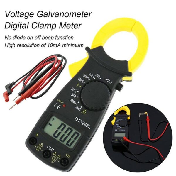 Telecorsa ดิจิตอลแคลมป์มิเตอร์ แคลมป์มิเตอร์ Digital Clamp Meter รุ่น DigitalClampMeter53A-Rat1