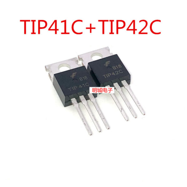 20pcs TIP41C TIP42C transistor pair tube TO-220 (10pcs TIP41C + 10pcs TIP42C)