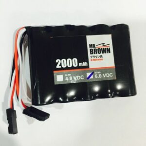 แบตรีซีฟ Ni-Mh 4.8/6.0 V 2000 mAh.