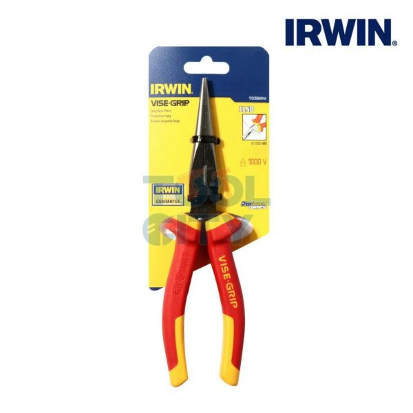 IRWIN คีมปากแหลม VISE GRIP หุ้มฉนวน 8 นิ้ว