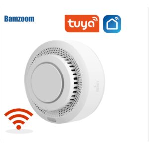 Tuya สมาร์ท  smoke detectorWifi เครื่องตรวจจับควันไฟป้องกันเครื่องตรวจจับควัน Smokehouse ผสม Fire Alarm Home Security ระ