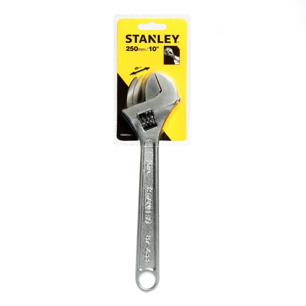 STANLEY 87-433-1-23 ประแจเลื่อน 10" สามารถออกใบกำกับภาษีเต็มรูปแบบได้ (สแตนเล่ย์)