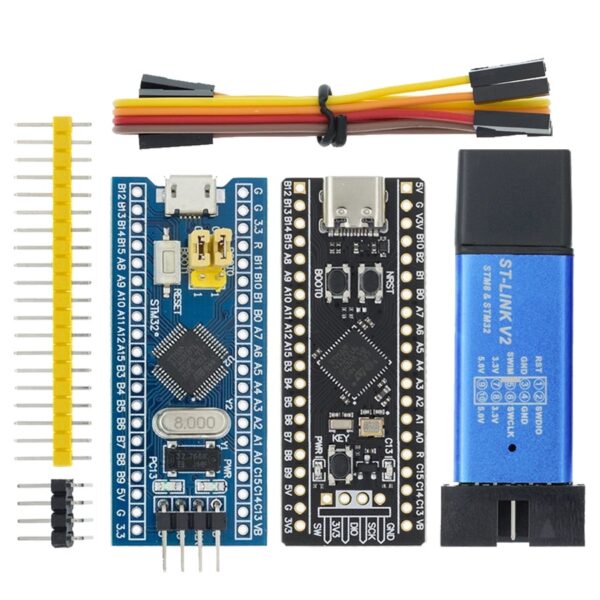 St-link V2 บอร์ดไมโครคอนโทรลเลอร์ ดาวน์โหลดโปรแกรมเมอร์ STM32F103C8T6 ARM STM32 STM32F401 STM32F411 STM32F4