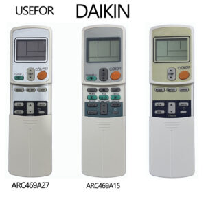 รีโมตคอนโทรลเครื่องปรับอากาศ สําหรับ เหมาะสำหรับ DAIKIN ARC469A15 ARC469A27