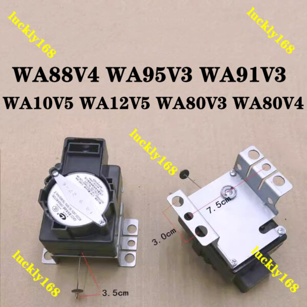 แท้ มอเตอร์เครื่องซักผ้า 2 Pins QA22-35 QA22-6 (1201) GANTV WA88V4 WA95V3 WA91V3 WA10V5 WA12V5 สําหรับ Samsung WA10V5 WA12V5 WA12V5 WA80V3 WA80V4 DC31-20014B