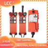 LCC F21-4S Telecrane รีโมทคอนโทรล วิทยุเครนไร้สาย รีโมตคอนโทรล สําหรับเครน 1 เครื่องส่งสัญญาณ + ตัวรับสัญญาณ 1 ชิ้น