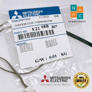 หางเซ็นเซอร์น้ำแข็ง แอร์มิตซู Mitsubishi electric อะไหล่แท้จากศูนย์ E22 68B 307 / E22 64B 307 (ใช้เเทนกันได้)