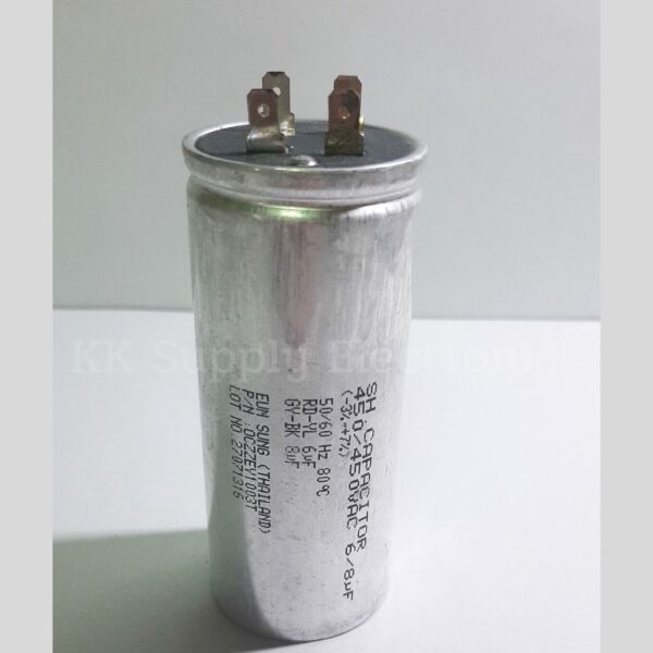 450/450 VAC คาปาเครื่องซักผ้า Capacitor อะไหล่เครื่องซักผ้า