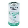 แบตเตอรี่ SAFT LSH14 size C 3.6V Li-SOCl2 Lithium Battery ถ่ายจากงานจริง