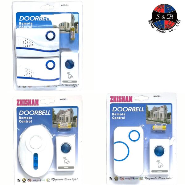 Doorbell กริ่งฉุกเฉิน ปุ่มกดฉุกเฉิน ปุ่มกดเรียก กริ่งขอความช่วยเหลือ กริ่งผู้ป่วย กริ่งผู้สูงอายุ กริ่งพยาบาล มี 3รุ่น