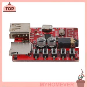 Myhomever บอร์ดรับสัญญาณเสียงบลูทูธ W / Usb Tf Card Slot Diy โมดูล Mp3 ดัดแปลง