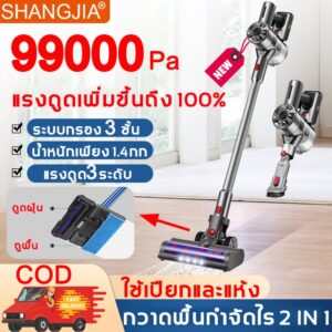 ดูดฝุ่นและกำจัดไร 2 in1 SOKANYเครื่องดูดฝุ่น เครื่องดูดฝุ่นมือถือ 1800W แรงดูดสูง 80000pa ที่ดูดฝุ่น Vacuum Cleaner