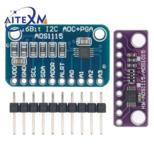 Ads1115 ADS1015 บอร์ดโมดูลขยายเสียง 16 Bit I2C ADC 4 ช่องทาง 2.0V เป็น 5.5V สําหรับ Arduino RPi