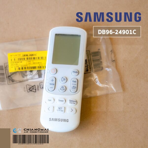 DB96-24901C รีโมทแอร์ Samsung รีโมทแอร์ซัมซุง (ของแท้) ใช้แทน DB93-15882Q