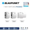 BLAUPUNKT สวิตช์ไฟ 1 WAY SWITCHES PHOENIX SERIES มาตรฐานเยอรมัน