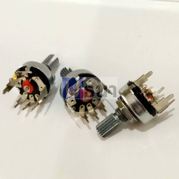 วอลลุ่ม โพเทนชิโอมิเตอร์ เครื่องขยายเสียง Power Amplifier Potentiometer B1K B2K B5K B10K B20K B50K #RV17 (1 ตัว)