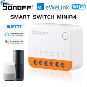 Sonoff MINIR4 MINI Extreme Wifi smart switch eWeLink APP สวิตช์อัจฉริยะ DIY ทําให้สวิตช์ดั้งเดิมของคุณเป็นสวิตช์อัจฉริยะ