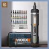 Youpin Worx 4V WX242 ชุดไขควงไฟฟ้า แมนนวล อัตโนมัติ All-in-one ไร้สาย แม่นยํา ไขควง เครื่องมือในครัวเรือน