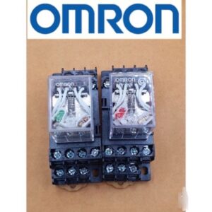 ราคาโรงงาน om  Relay  my4  มีไฟ 12vdc 12vac 24vdc 24vac 220vac ราคาต่อชิ้นรีเลย์และ ส ราคาชุด