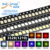 ไดโอด LED SMD 3528 1210 SMD สีเขียว สีแดง สีขาว สีฟ้า สีเหลือง สีชมพู สีม่วง สีม่วง สีส้ม 100 ชิ้น ต่อล็อต