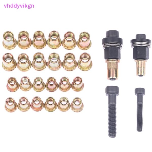 Vhdd M6 M8 น็อตรีเวทนัทแมนนวล สเตนเลส ทรงหกเหลี่ยม DIY TH