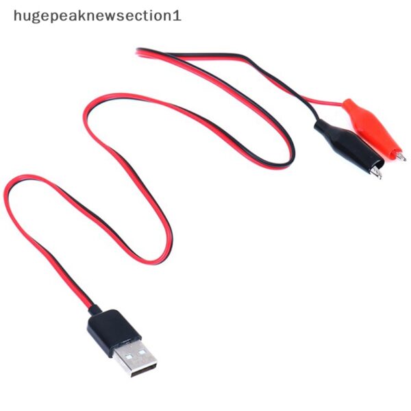 Hugepeaknewsection1 คลิปหนีบปากจระเข้ USB ตัวผู้ สําหรับทดสอบสายไฟ