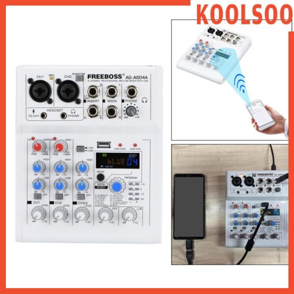 [Koolsoo] Live DC-5V เครื่องผสมเสียงคอมพิวเตอร์ ขนาดเล็ก