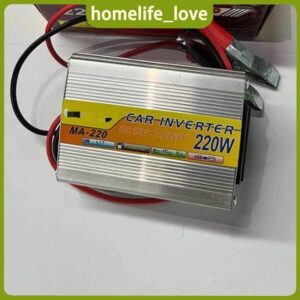 200W อินเวอร์เตอร์ 12V-220V เครื่องแปลงไฟรถเป็นไฟบ้าน ตัวแปลงไฟรถ ใช้อุปกรณ์ไฟบ้านได้ในรถ DC 12V to AC 220V 220W