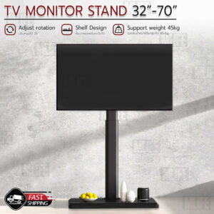 MLIFE - ขาตั้งทีวี 32-70 นิ้ว ชั้นวางทีวี ขาแขวนทีวี - Mobile TV Stand Mount Cart