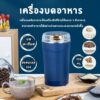 เครื่องบดผงอเนกประสงค์สีกรม บดเมล็ดกาแฟ เมล็ดพืช เครื่องปั่นพกพาขนาดเล็ก  ขนาด 350 ML