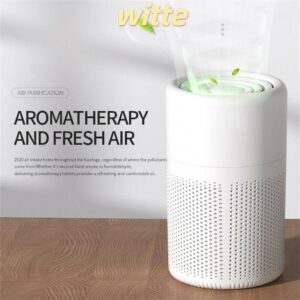 Witte เครื่องฟอกอากาศในรถยนต์ ปลั๊ก USB ขนาดเล็ก แบบพกพา เสียงเงียบ พร้อมตัวกรอง HEPA H13 สําหรับบ้าน ห้องนอน สํานักงาน