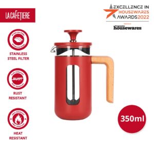 La Cafetiere French Press Coffee Maker / Tea Maker with multiple level Filtration System