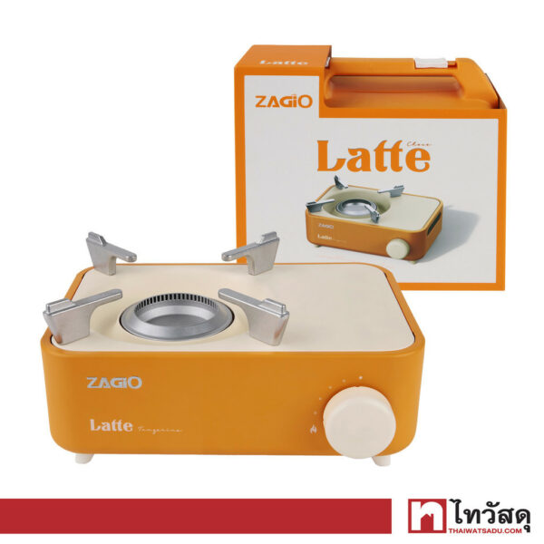 ZAGIO เตาแก๊สปิกนิก รุ่น ZG-1560 (Latte) สีส้ม