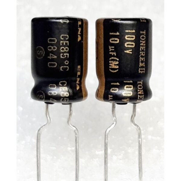 Elna Tonerex II  10uf 100v For Audio capacitor ตัวเก็บประจุ คาปาซิเตอร์ เกรด ออดิโอ