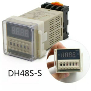 ของแท้ญี่ปุ่น JAPAN DH48S-S  12vdc 24vdc 220vacDigital Timer Delay Relay สลับเปิด-ปิด หน่วงเวลา +แถมขาซ๊อคเก็ต