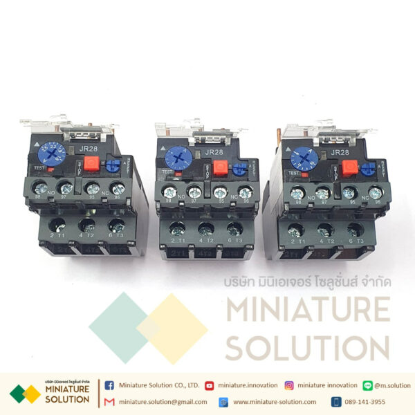 โอเวอร์โหลด รีเลย์ JR28-25 รีเลย์ 1.6A 2.5A 4A 6A 8A 10A 13A 18A 25A Overload Current สำหรับ แมกเนติก CJX2