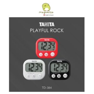 Tanita นาฬิกาจับเวลา Digital Timer จับเวลาทำอาหาร ทำขนม จับเวลา อ่านหนังสือ TD-384 นาฬิกาดิจิตอล DIGITAL KITCHEN TIMER