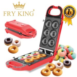 FRY KING เครื่องทำมินิโดนัท 6 ชิ้น รุ่น FR-C13 เครื่องทำโดนัท donut maker ที่ทำขนม อุปกรณ์ทำของหวาน (รับประกัน 1 ปี)