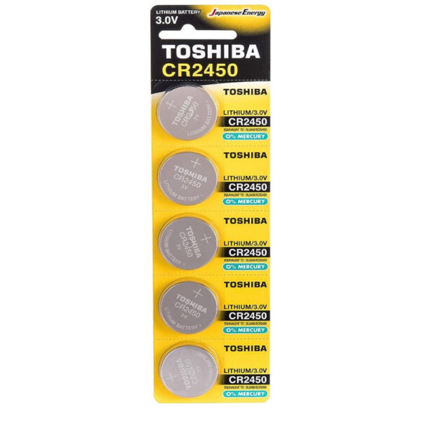 ถ่านToshiba CR2450 Lithium 3V ของแท้