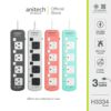 Anitech แอนิเทค ปลั๊กไฟ 4 ช่อง 4 สวิตต์ รุ่น H3334 สายยาว 3 เมตร รับประกันสูงสุด 2 ปี