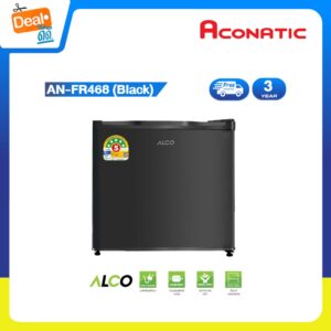 ALCO ตู้เย็นมินิบาร์ ขนาด 1.7 คิว รุ่น AN-FR468 Black