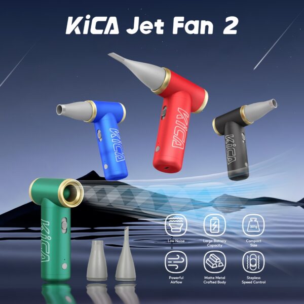 KiCA Jetfan2 พลังลม เทอร์โบ ง่ายต่อการพกพา 100000รอบต่อนาที เครื่องเป่าลมแบบพกพา