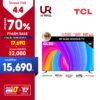 TCL ทีวี 65 นิ้ว QLED 4K Google TV รุ่น 65T6G  Netflix & Youtube & MEMC - WiFi