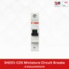 ABB SH201-C20 เซอร์กิตเบรกเกอร์ 20 Amp 1P 6KA