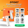 One-Touch cool sport พัดลมไร้สาย พลังลมมือถือเทอร์โบ ขนาดเล็ก พกพาสะดวก ง่ายต่อการพกพา สะดวกต่อการใช้งาน