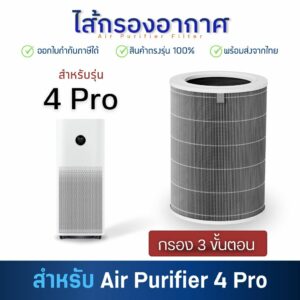 ไส้กรองอากาศ Xiaomi รุ่น 4 Pro (มี RFID) สำหรับเครื่องฟอกอากาศ Mi Air Purifier 4 Pro