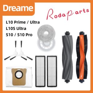 แปรงหลัก แปรงด้านข้าง แผ่นกรอง ผ้าม็อบ สําหรับ Dreame L10 Prime L10 Ultra L10S Ultra S10 S10 Pro Xiaomi X10+ Mijia B101C